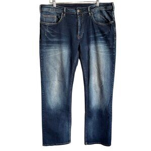 Buffalo David Bitton Driven X Stretch Blue Jeans Size 38X31